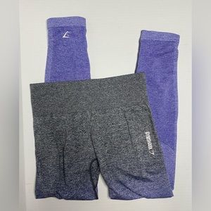 Gymshark vital seamless leggings medium purple ombré